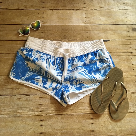 OP Pants - Tropical print board shorts