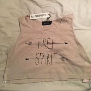 Sleeveless "Free Spirit" tank.