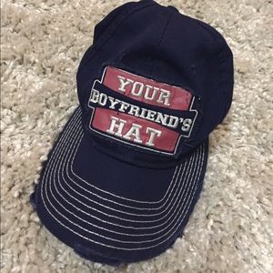 Your boyfriend's hat ;)