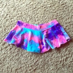 Fairy cotton candy tie dye skirt