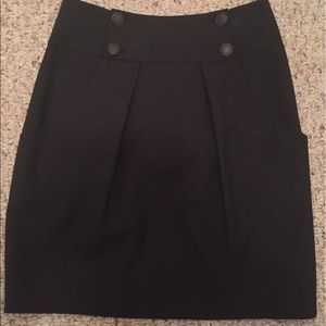 NWOT Black Theory Skirt with buttons and pockets