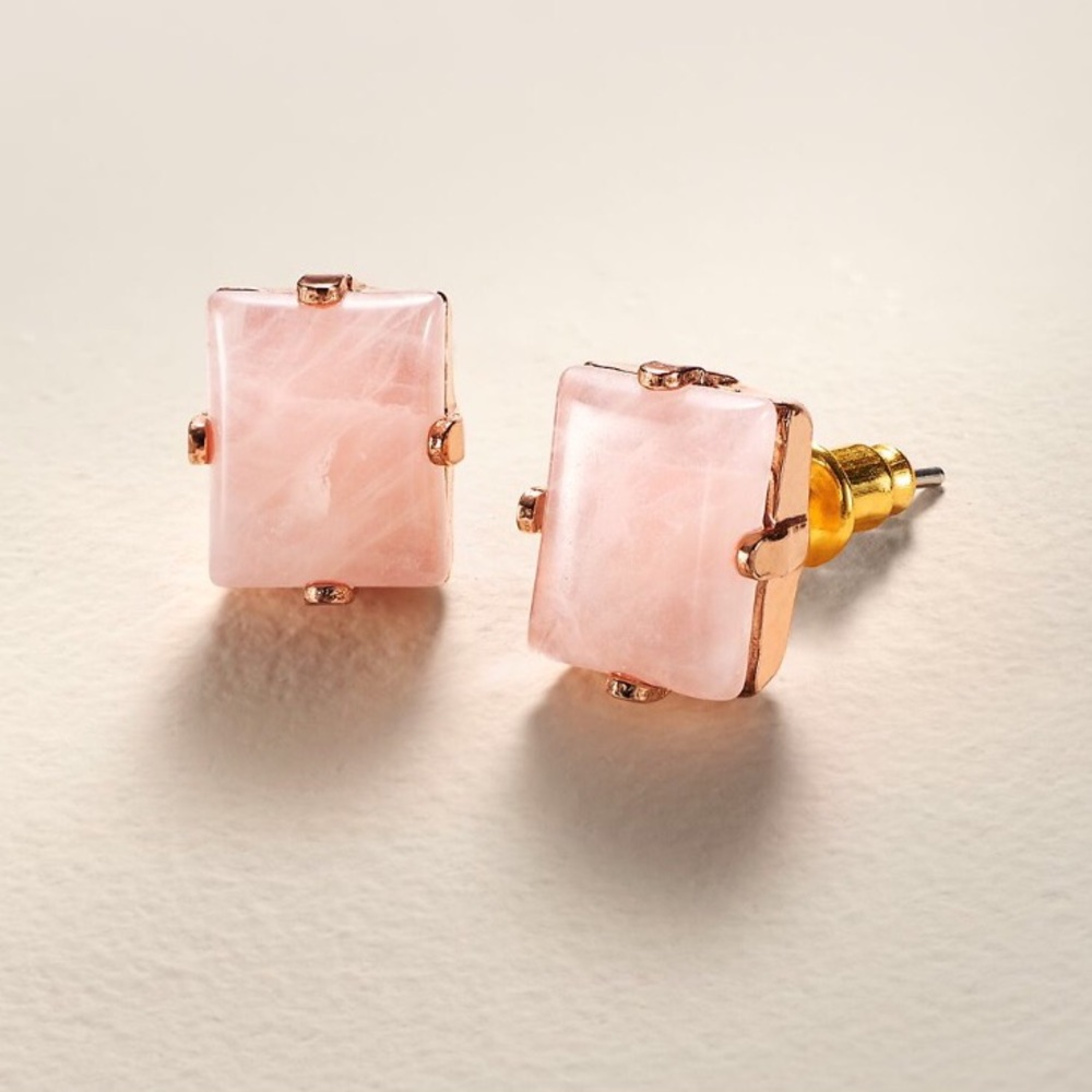 🆕 | Pink Quartz Earrings
