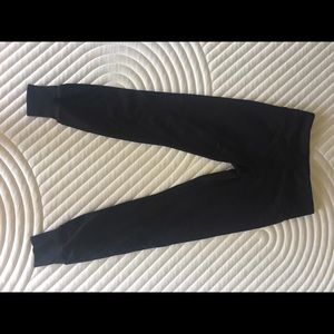 LULU LEMON CUFFED LEGGING BLACK