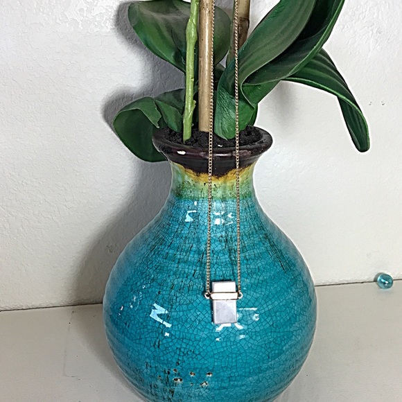 NEW Natural Rise Quartz 18K Gold Pendant Necklace - Picture 3 of 7