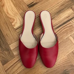 Zara Red Slides