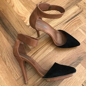 Jeffrey Campbell Free People Black Suede Heel