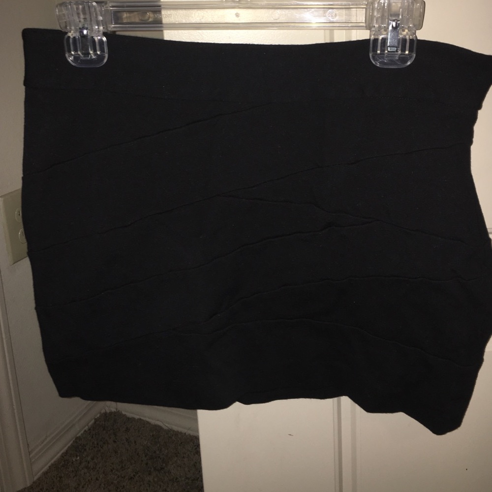 Express black mini skirt