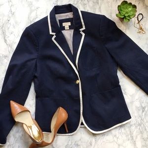 🖤J.Crew Tipped Schoolboy Blazer🖤