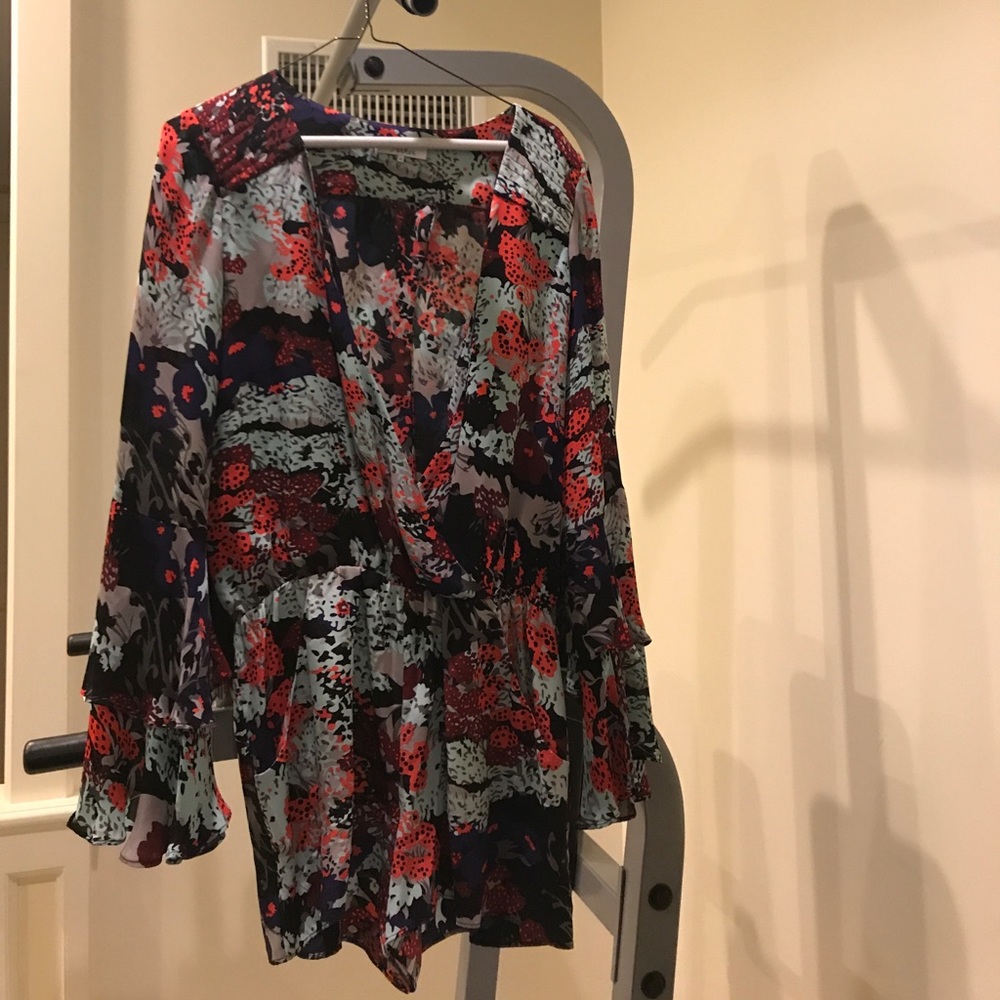 Parker romper long bell sleeves