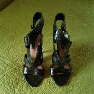 Ann Taylor snakeskin sandal