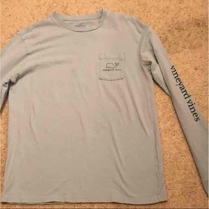 Light blue vineyard vines longsleeve tshirt