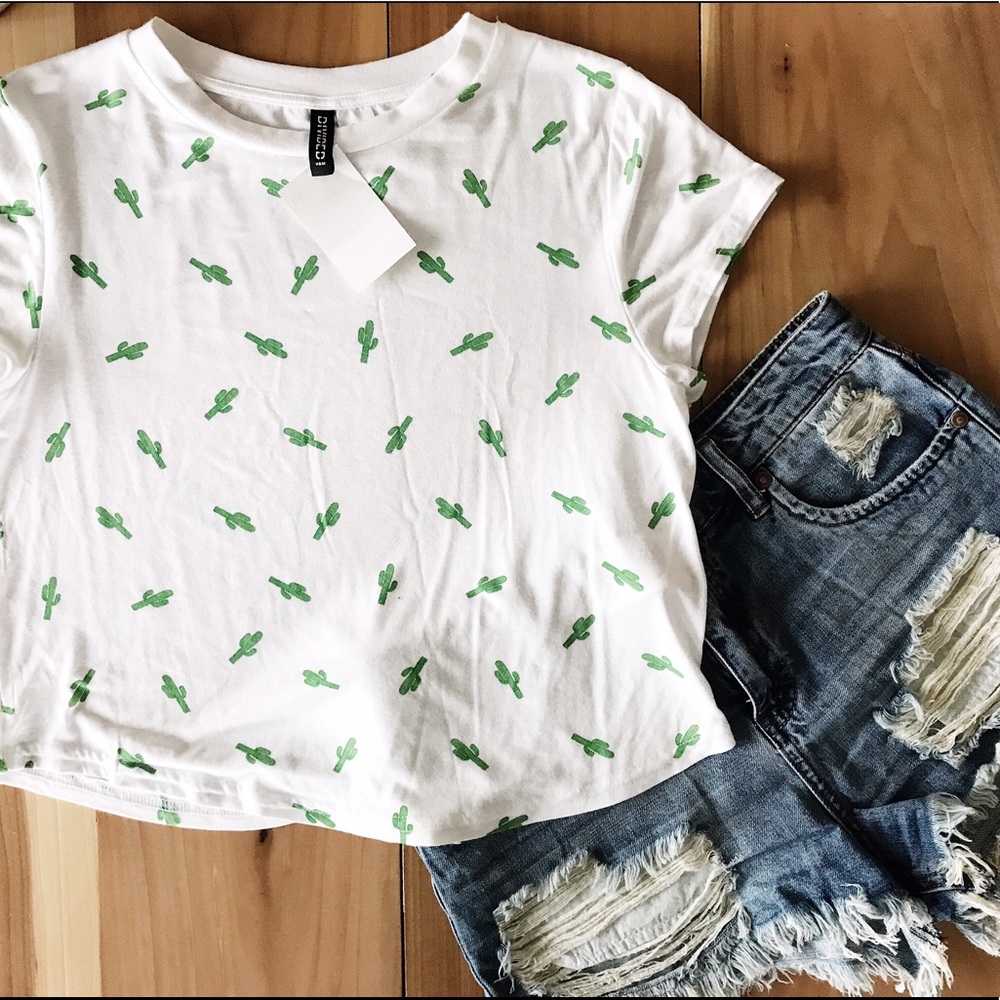 Cactus crop tshirt from H&M