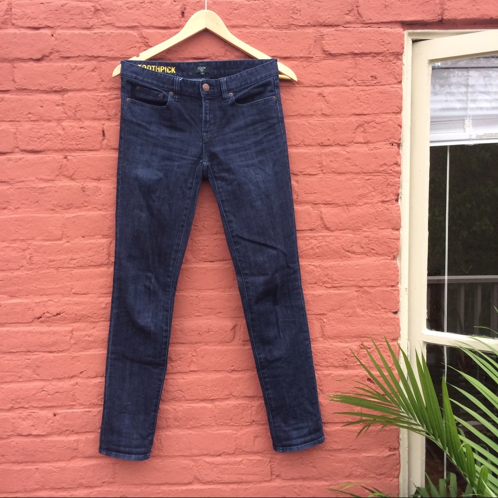 J Crew Toothpick Straight Jeans - 27