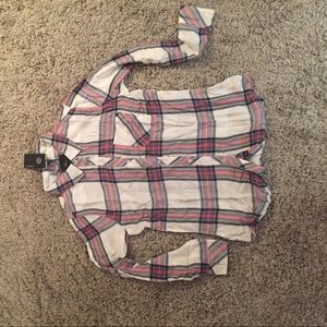 Rails long sleeve button down plaid shirt
