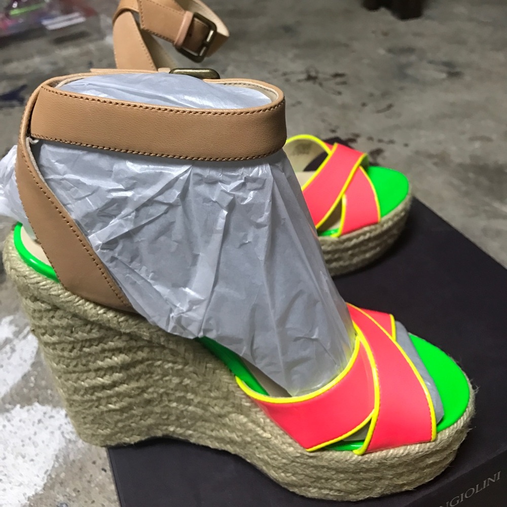 6" espadrille wedges. BRAND NEW!