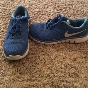 Blue Nikes
