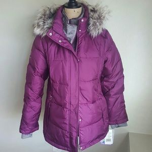 Free Country Power Down Jacket with faux fur hood