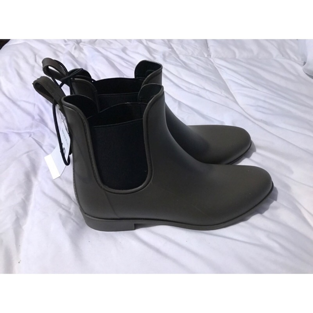 Merona green rubber boots