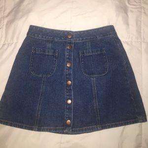 Brandy Melville Jean Skirt