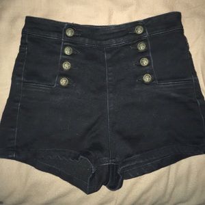 High waisted shorts