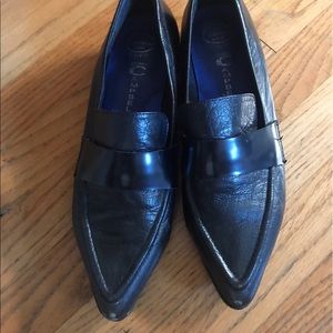 Jeffrey Campbell Black Loafers