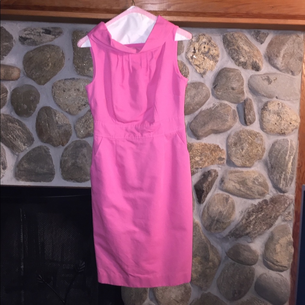 Lilly Pulitzer pink cowl neck dress