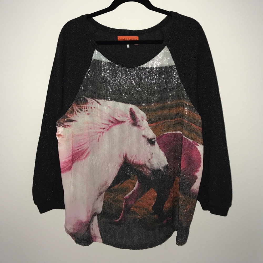 Clover Canyon Sequin Sweater