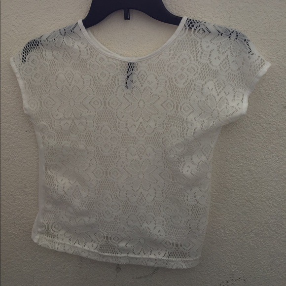 full tilt girl  Other - Full Tilt girls white lace top size M