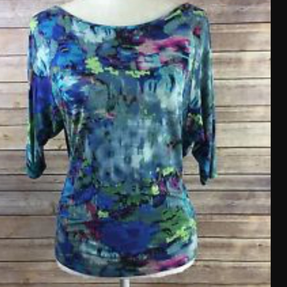 Anthropologie Weston Wear Lugano Drape Back Top- S