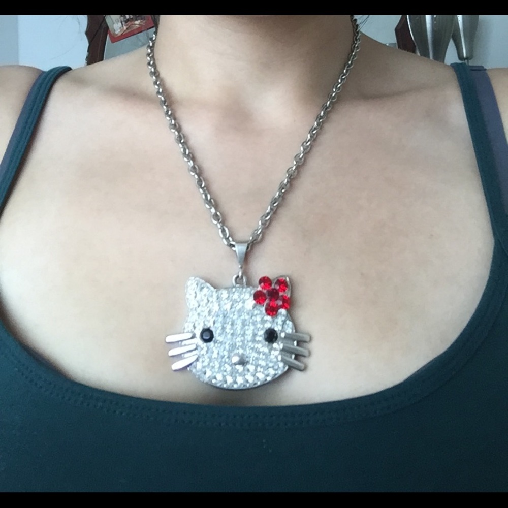 Large Hello Kitty Necklace