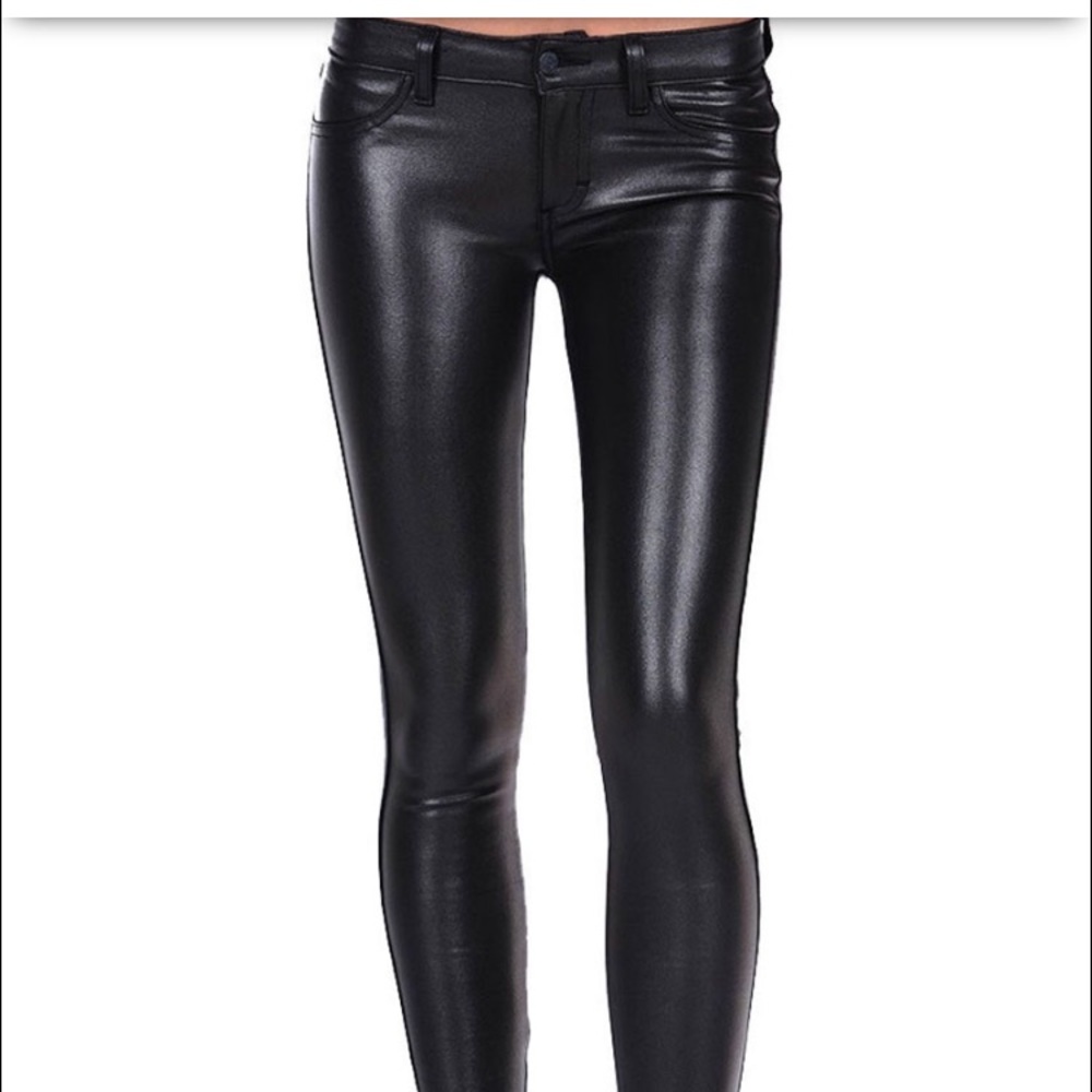 Siwy Hannah Skinny Slim Jeans - leather looking