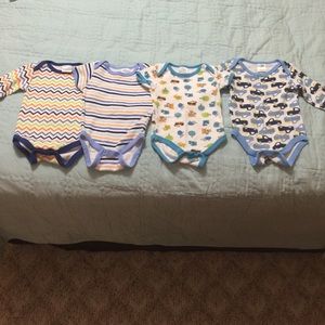 Lot of 4 6-9 Month Boys Onsies