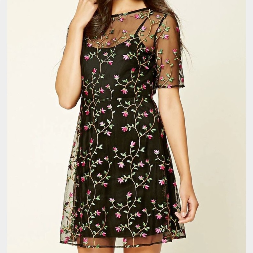 Embroidered dress