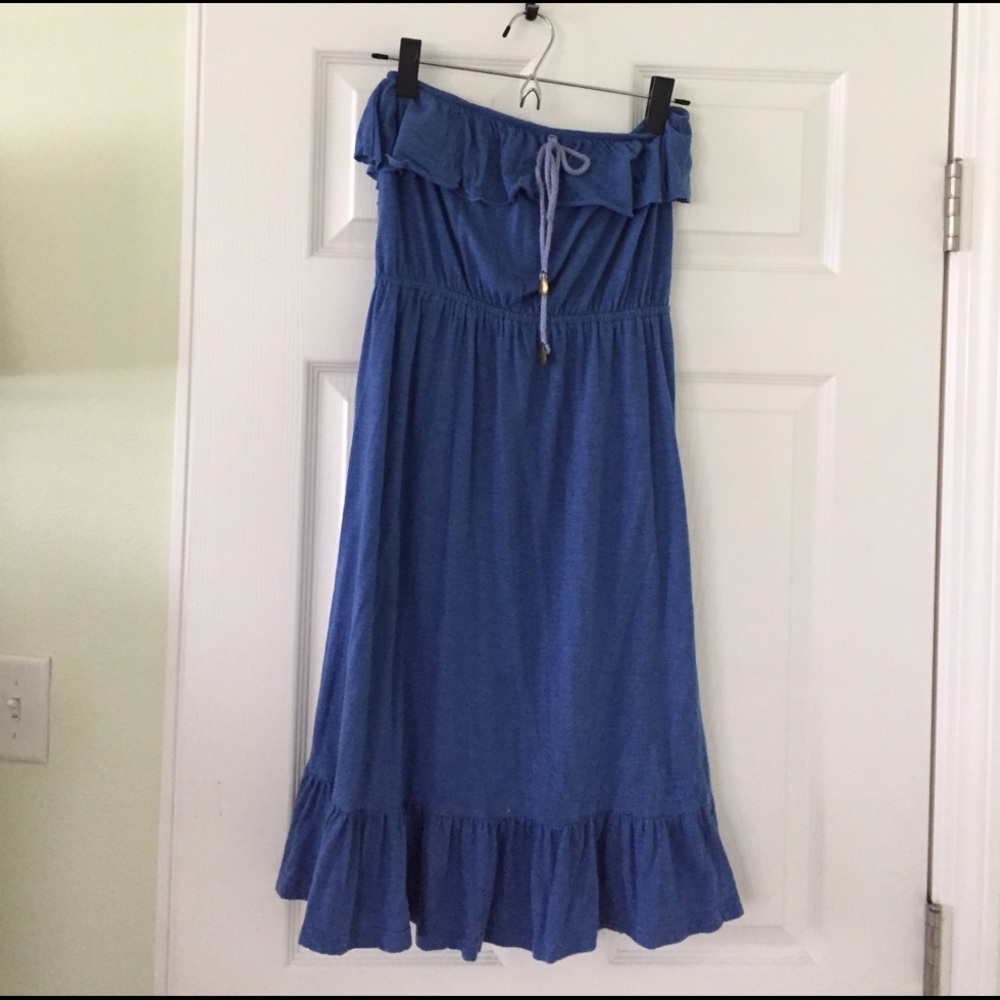 Rip curl blue beachy dress