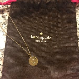 Kate Spade initial pendant