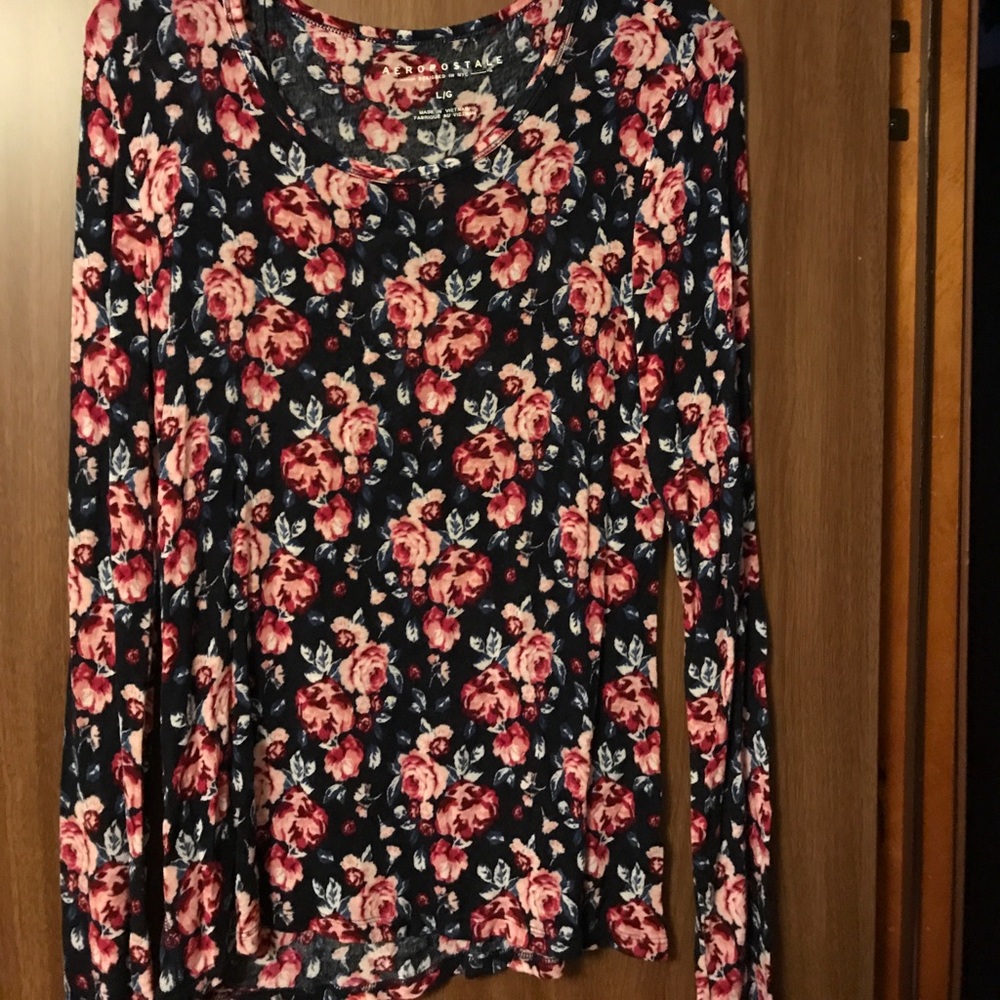 Aeropostle floral t shirt