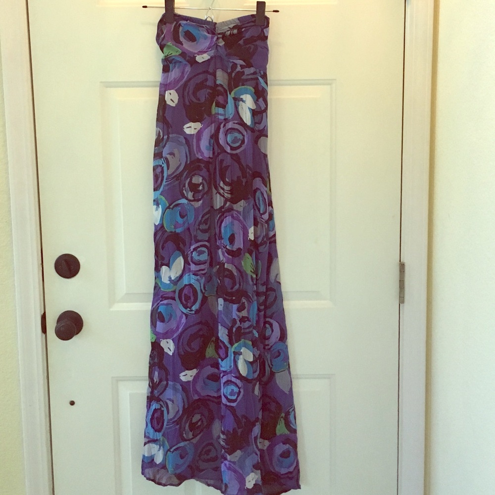 💗Floral maxi dress, extra small. 100% polyester💗