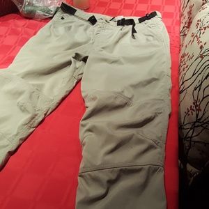 Kahki mens ski pants