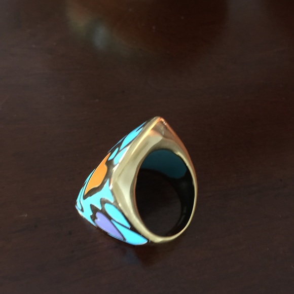 Beautiful heart ring size 6-6.5 - Picture 2 of 4