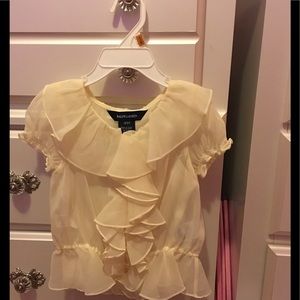 Ralph Lauren ruffle blouse