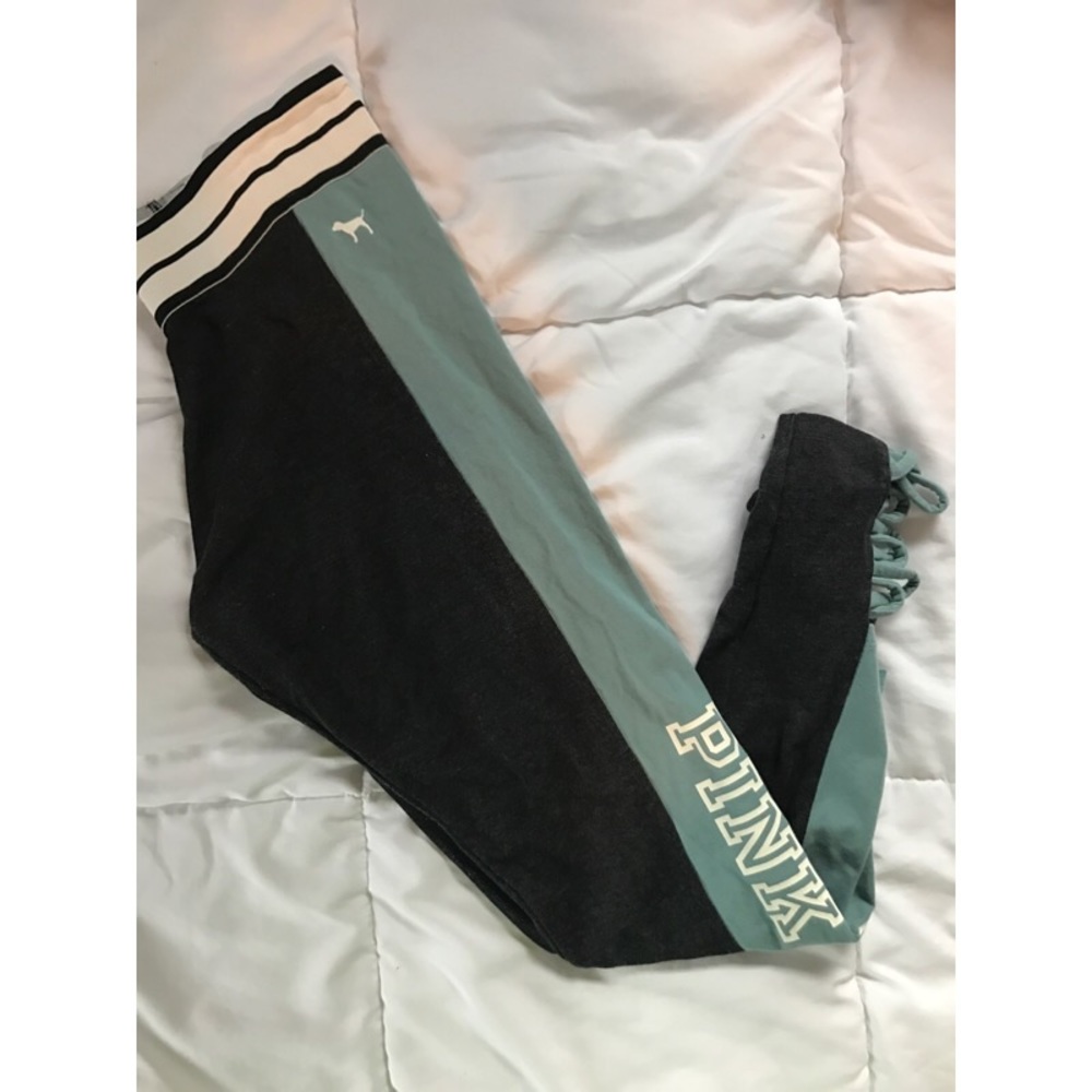 VS Pink strappy ankle leggings