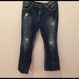 EUC Silver Jeans Pioneer 18/L31