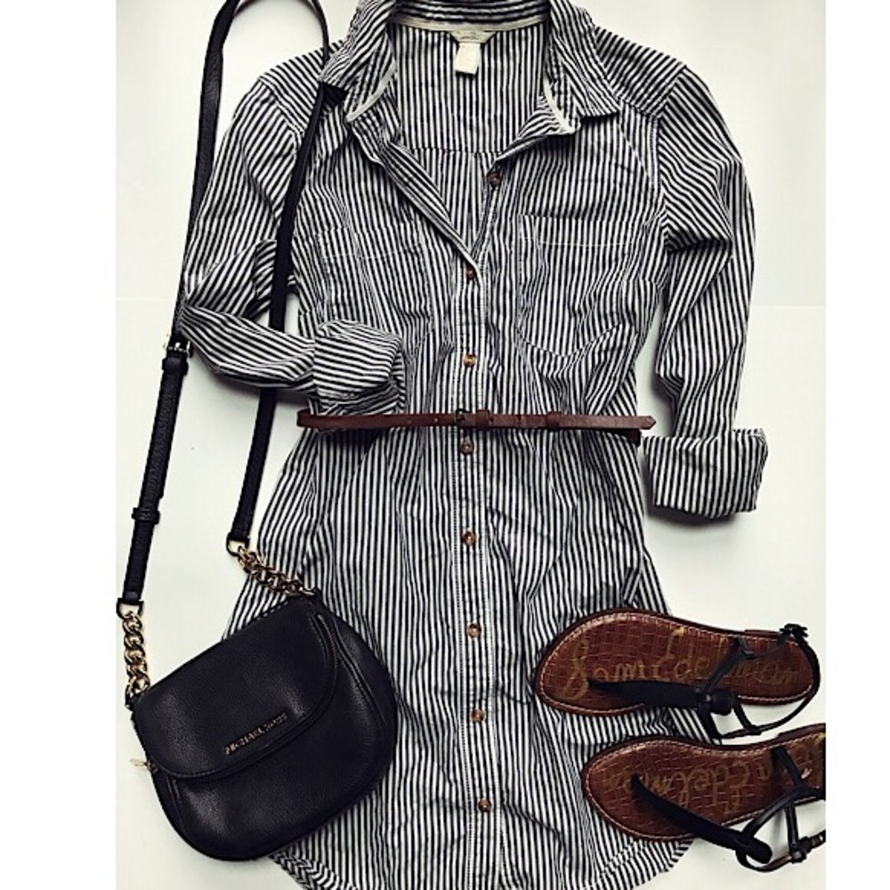 Forever 21 Striped T-shirt Dress