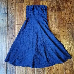 Jcrew 
Strapless deco-dot beach dress