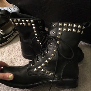Frye Rogan Studded Lace Tall Boot