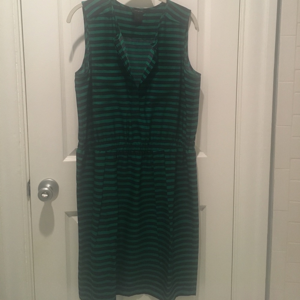 Ann Taylor Striped shirt dress