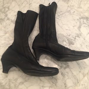 Prada leather boots