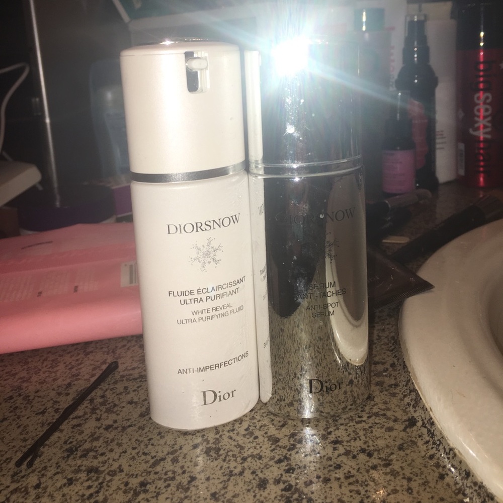 Dior Snow skincare