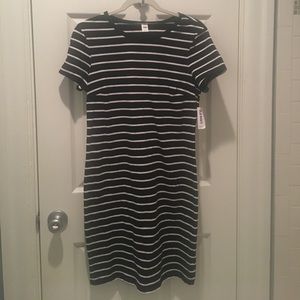 Old Navy cotton striped t shirt dress