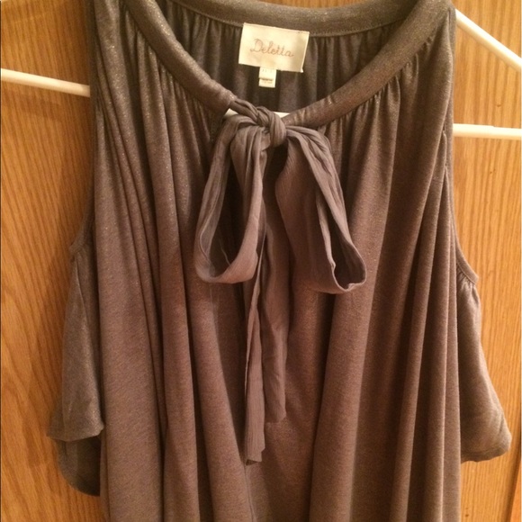 Anthropologie Deletta cold shoulder blouse - Picture 3 of 5